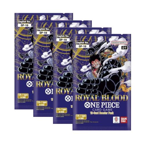 4 Sobres One Piece OP10 Royal Blood
